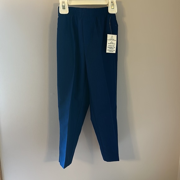 Boys 4 piece set ensemble,  Blue vest and pants and checkered shirt Nautica - Picture 6 of 7